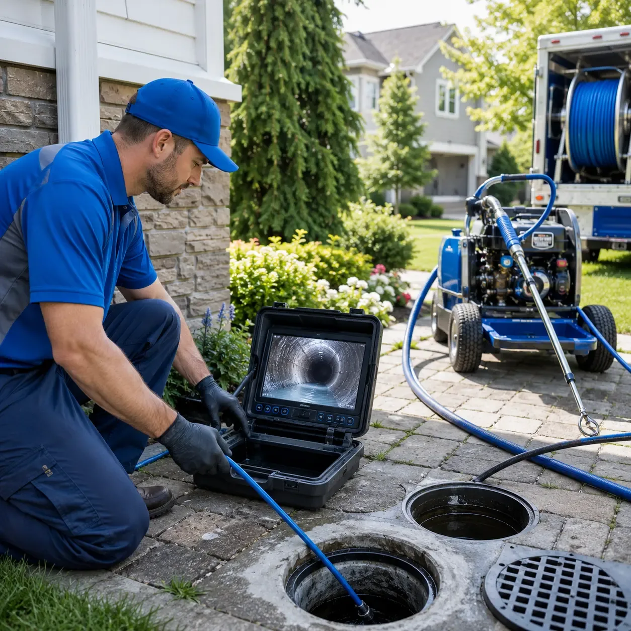 Outdoor drain cleaning professionals serving Birmingham, NJ
